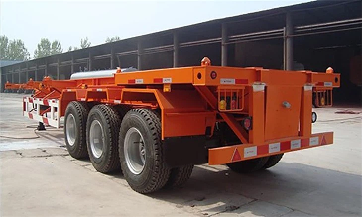 Skeletal Truck Trailer